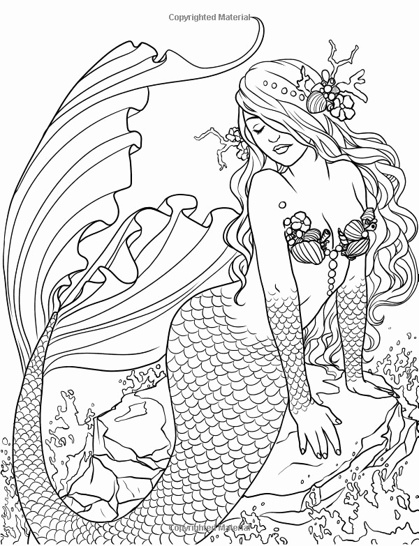 600x783 Mermaid Fairy Princess Coloring Pages Best Of 423 Best Fantasy