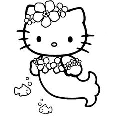 236x236 Hello Kitty Mermaid Coloring Pages 4creative Co Prixducommerce