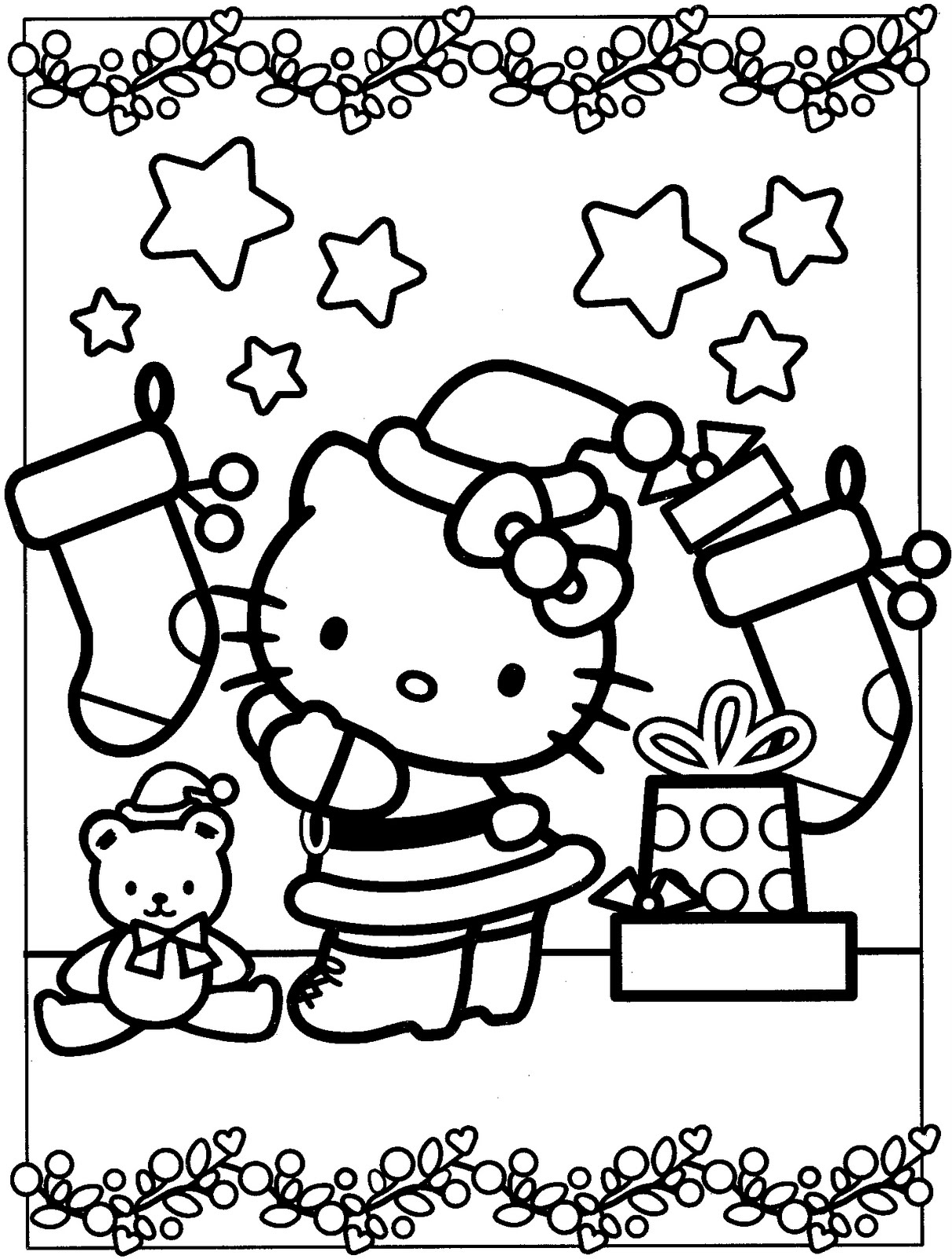 1210x1600 Hello Kitty Turkey Coloring Pages Best Hello Kitty Coloring