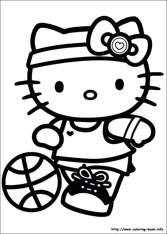 567x794 Pages Pages Hello Kitty Coloring Pages On Coloring Book Printable