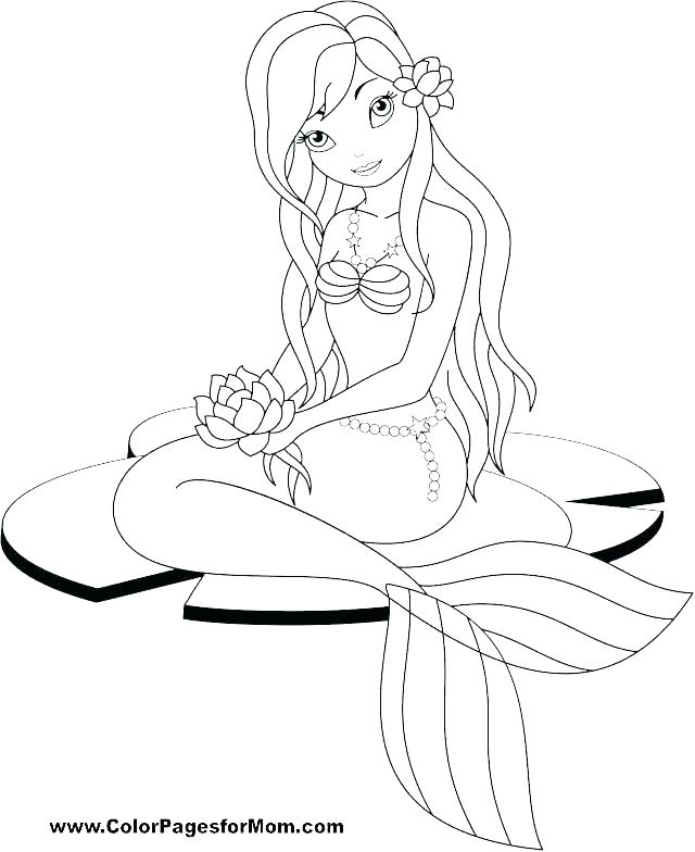 640x784 Baby Coloring Pages Baby Mermaid Coloring Pages With Baby Coloring