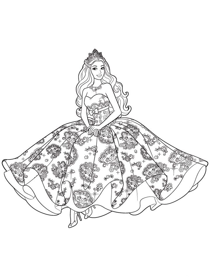 720x962 Barbie Coloring Pages To Print For Free Mermaid, Princess, Dolls