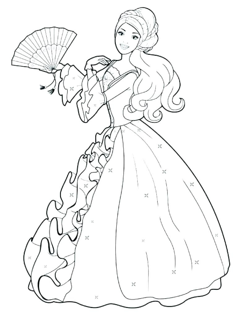 753x1024 Barbie Coloring Pages Printable Mermaid Tail Coloring Pages Barbie