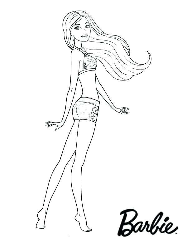 600x776 Mermaid Tail Coloring Pages Barbie Mermaid Coloring Page Barbie