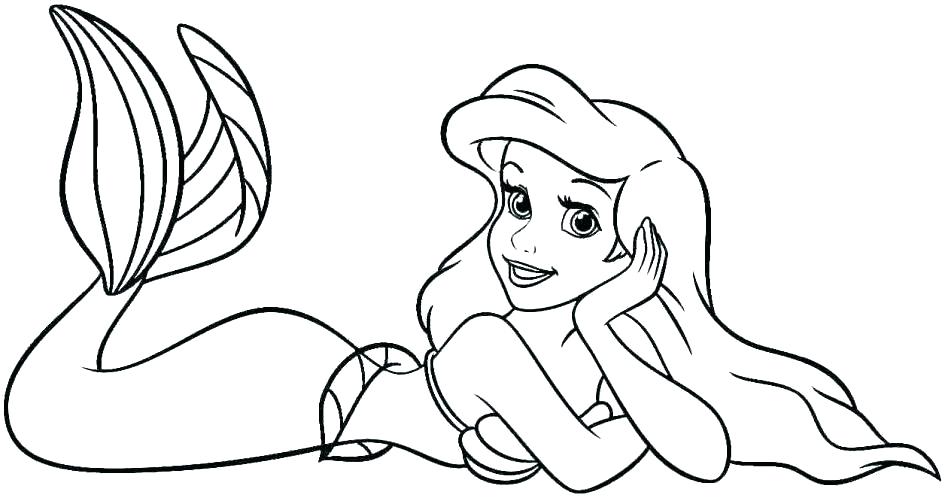 945x498 Mermaids Coloring Pages Mermaid Tail Coloring Pages Little Mermaid