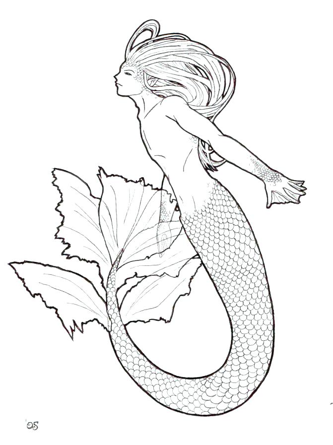 671x897 Merman Coloring Pages Merman Coloring Pages Breathtaking Merman
