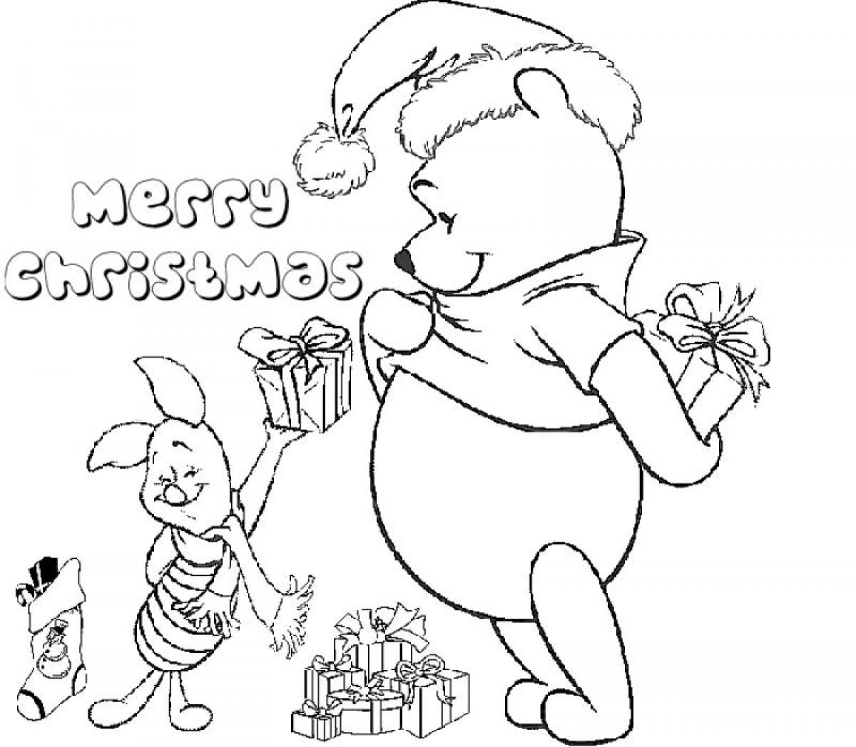 Merry Christmas Coloring Pages