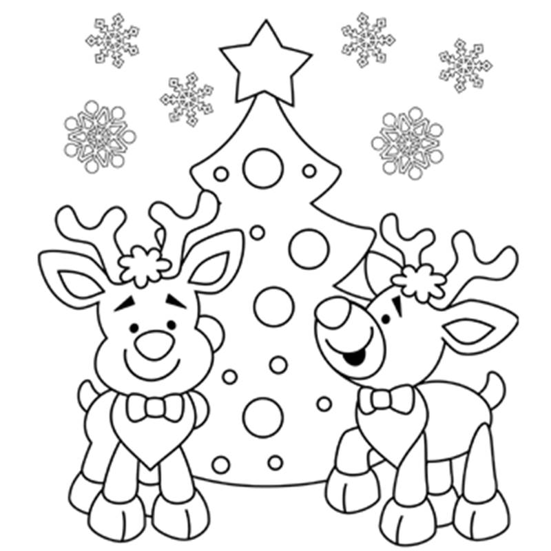 800x800 Australian Christmas Colouring Pages Free Coloring Page