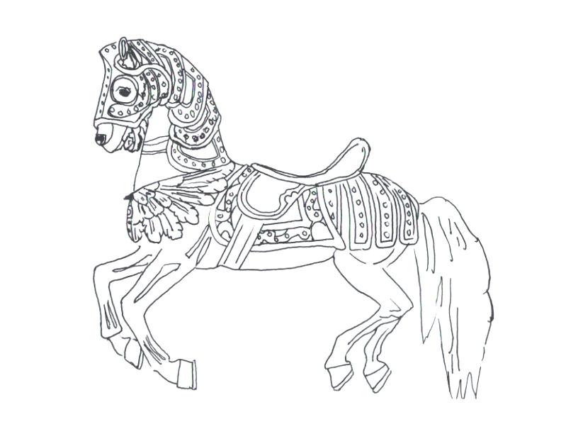 792x612 Carousel Coloring Pages Carousel Horse Coloring Pages Every Day Is