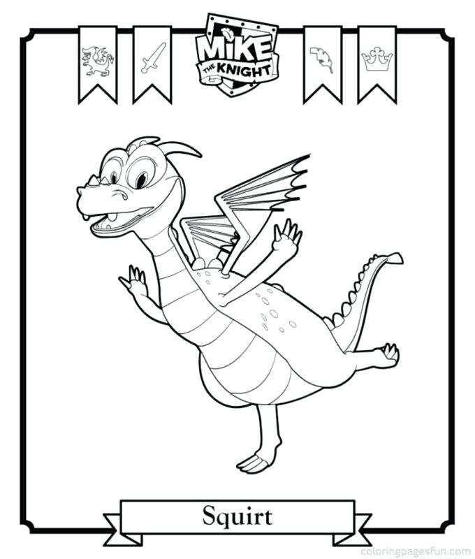 680x800 Meta Caballero Para Colorear Mike The Knight Coloring Pages 5 Free