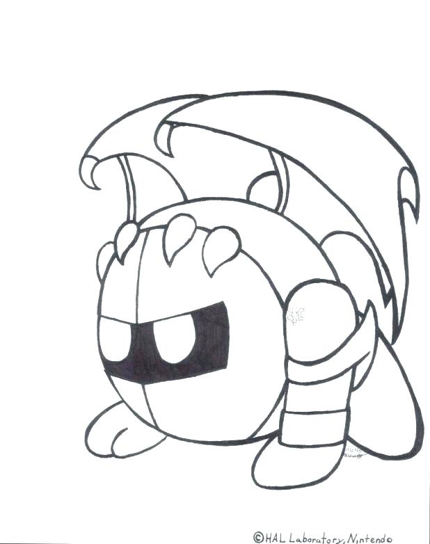 618x782 Meta Knight Coloring Pages Meta Knight Coloring Pages Meta Knight