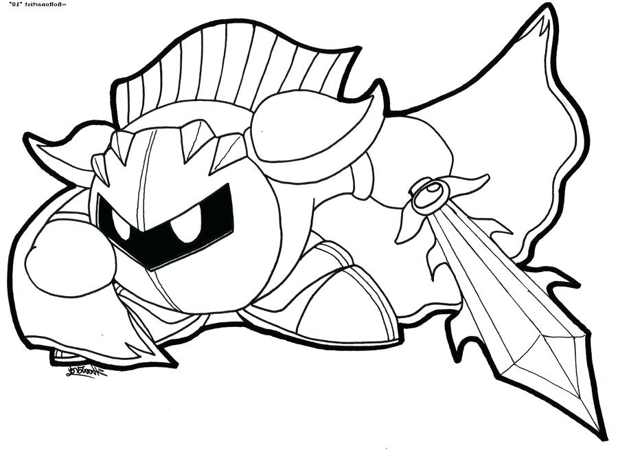 900x655 Meta Knight Coloring Pages Printable Coloring Pages For Kids