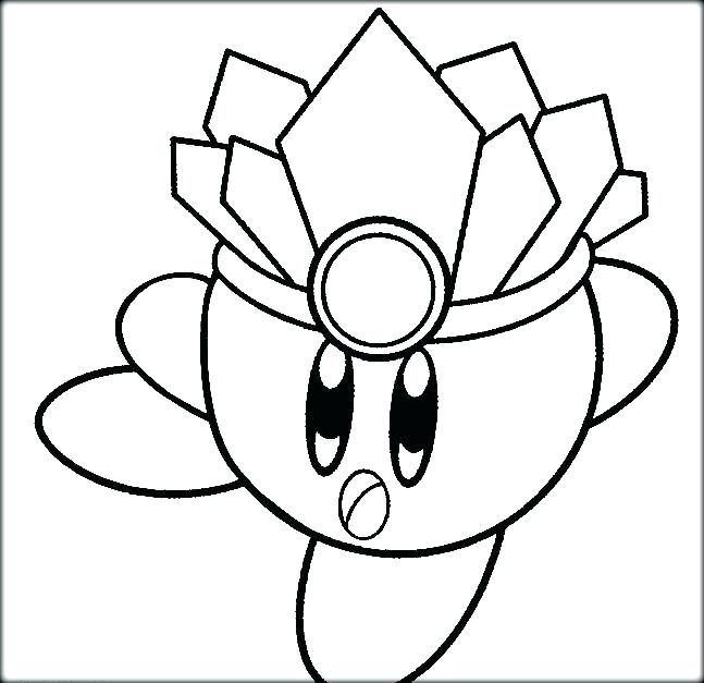 647x627 Kirby Coloring Pages Coloring Pages Animated Ice Image To Color