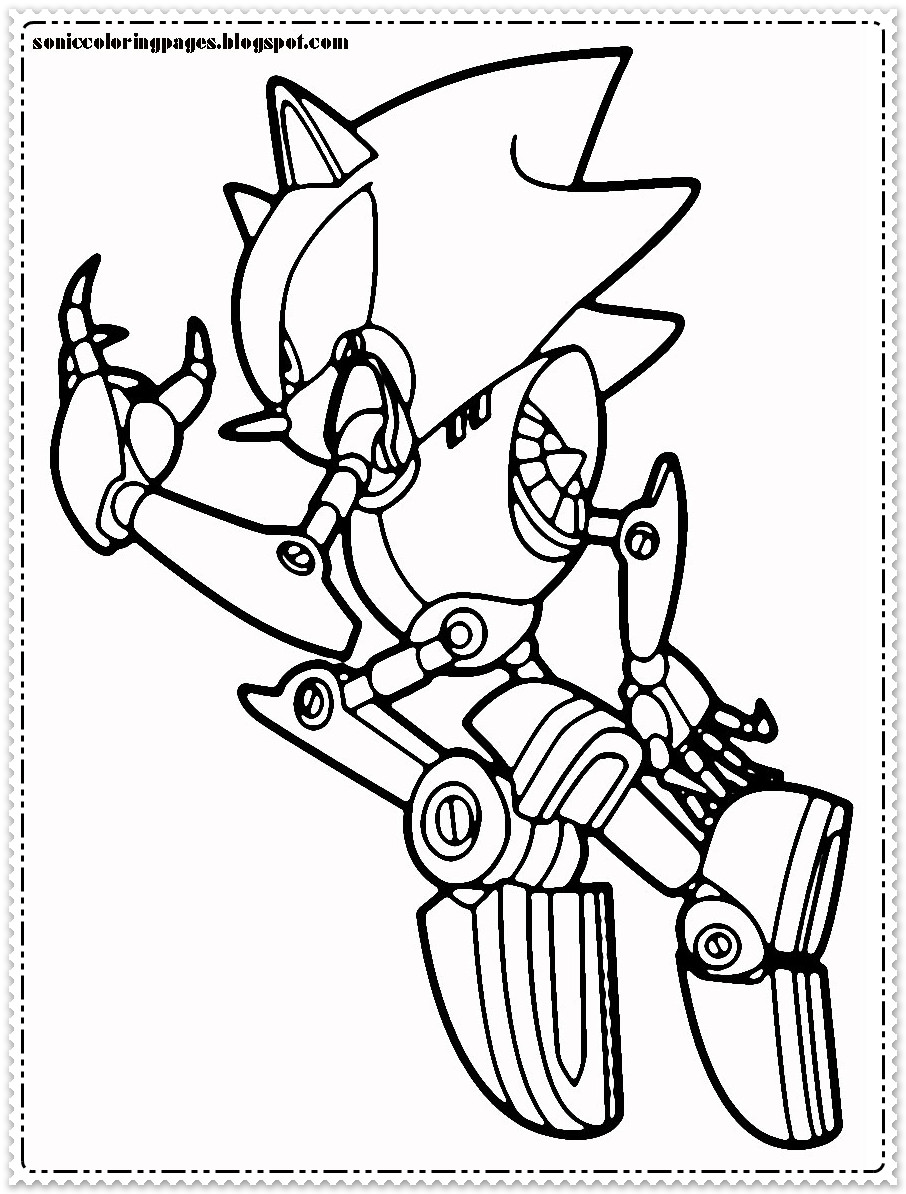 906x1194 Printable Sonic The Hedgehog Coloring Pages For Kids Brilliant