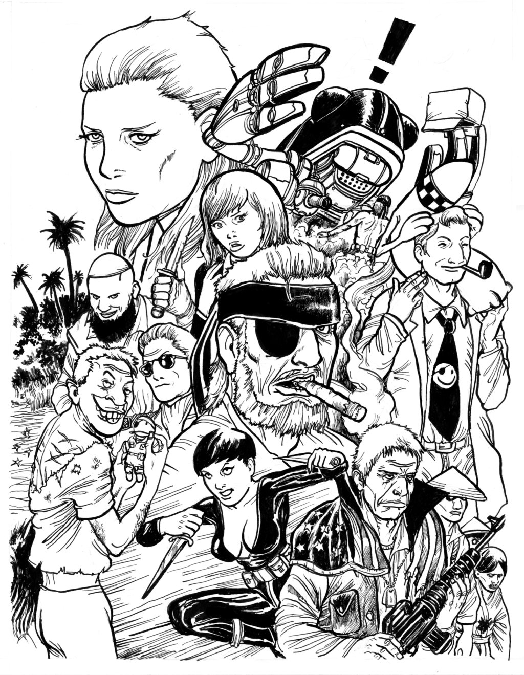 1024x1319 Metal Gear X By Cluedog