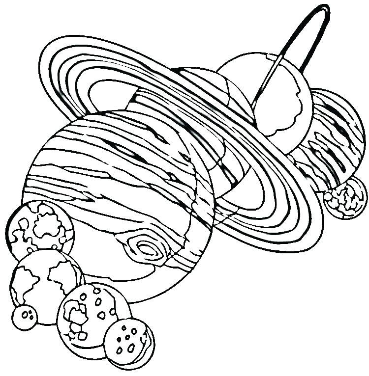 750x766 Solar System Coloring Sheets