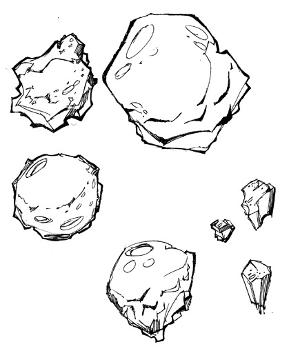 419x512 Asteroid Coloring Page