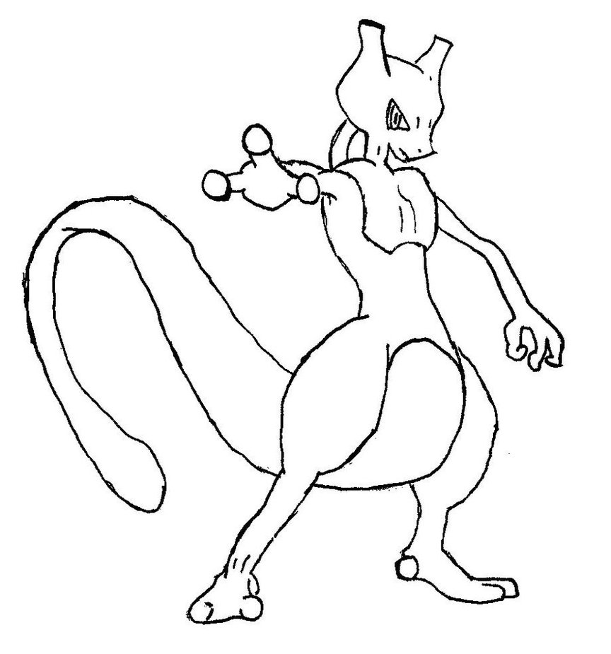 864x925 Mew Coloring Pages Mega Mewtwo Ex Printable Pokemon Free And Page