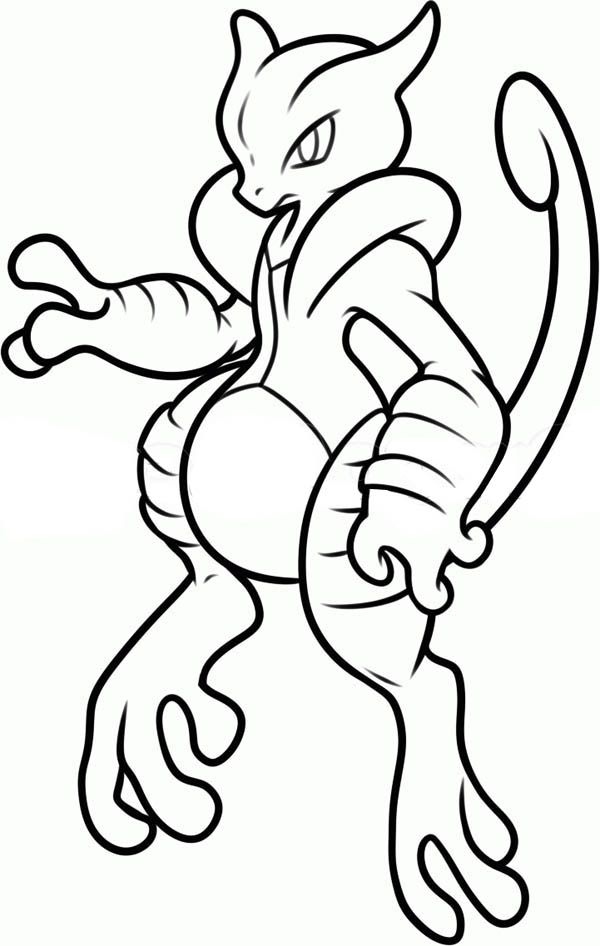 600x946 Mewtwo Coloring Page Awesome Coloring Pages Pokemon Mewtwo