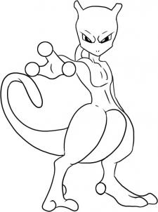 225x302 Mewtwo Coloring Page Lovely Mewtwo Coloring Page Mewtwo Pokemon