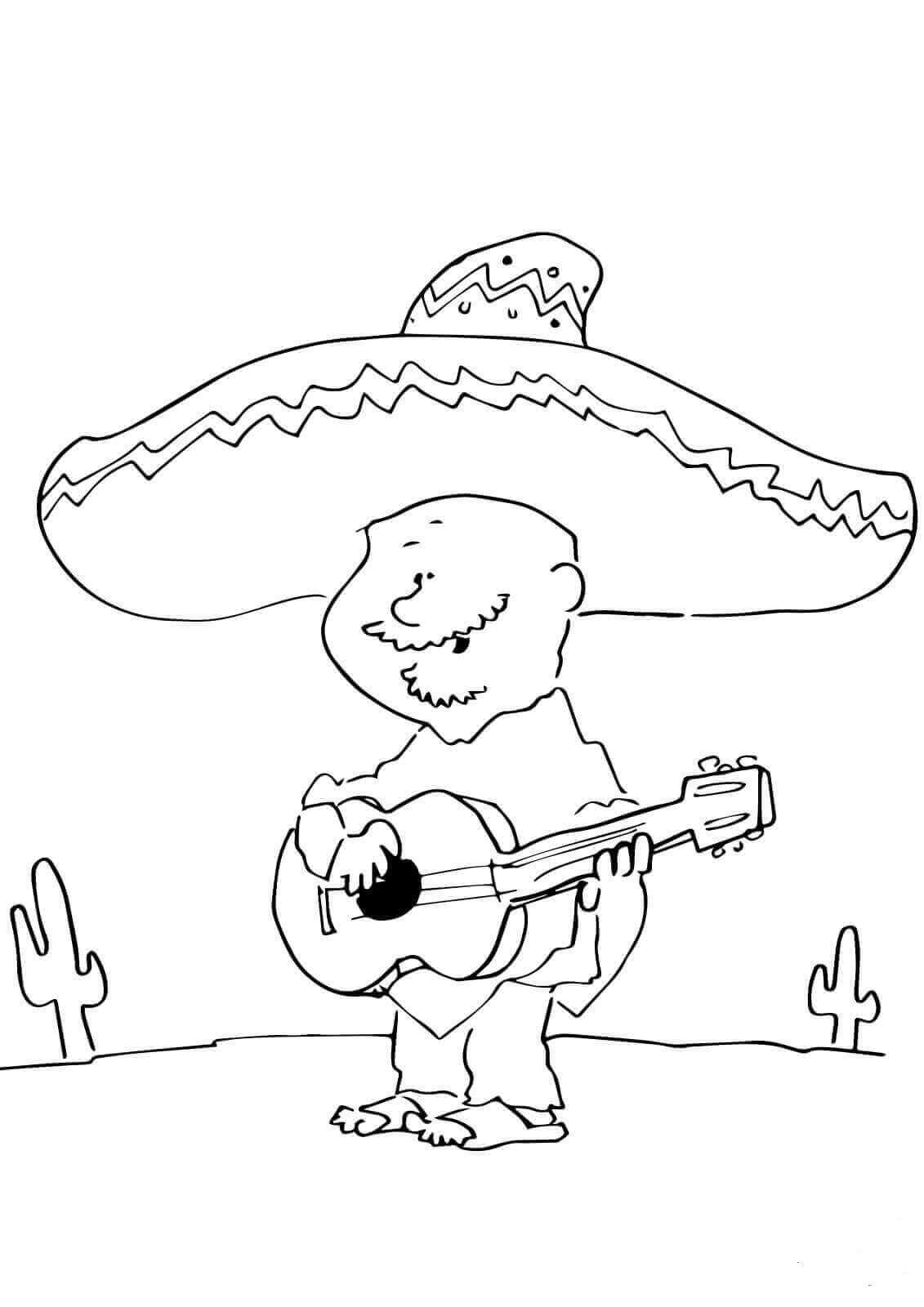 1131x1600 35 Free Printable Cinco De Mayo Coloring Pages