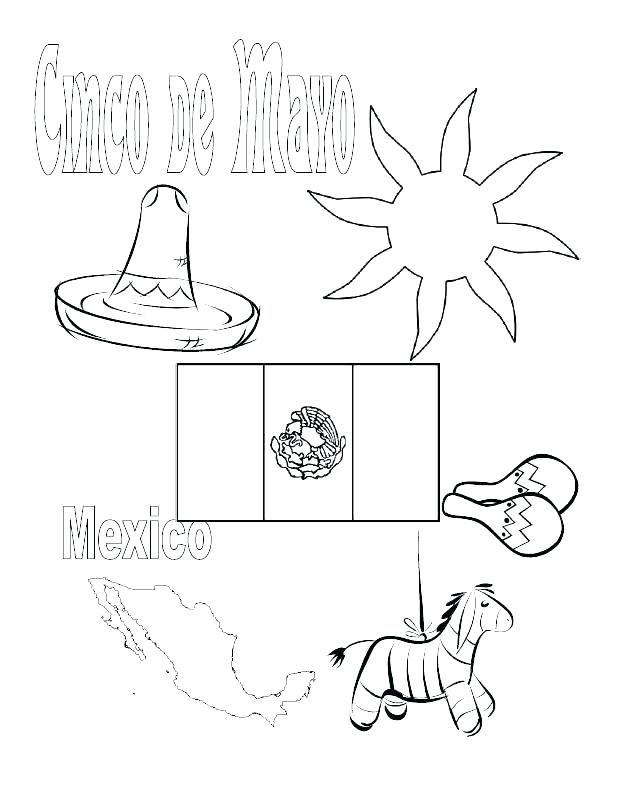 618x800 Mexican Flag Emblem Coloring Page To Color Best Of Symbol Pages