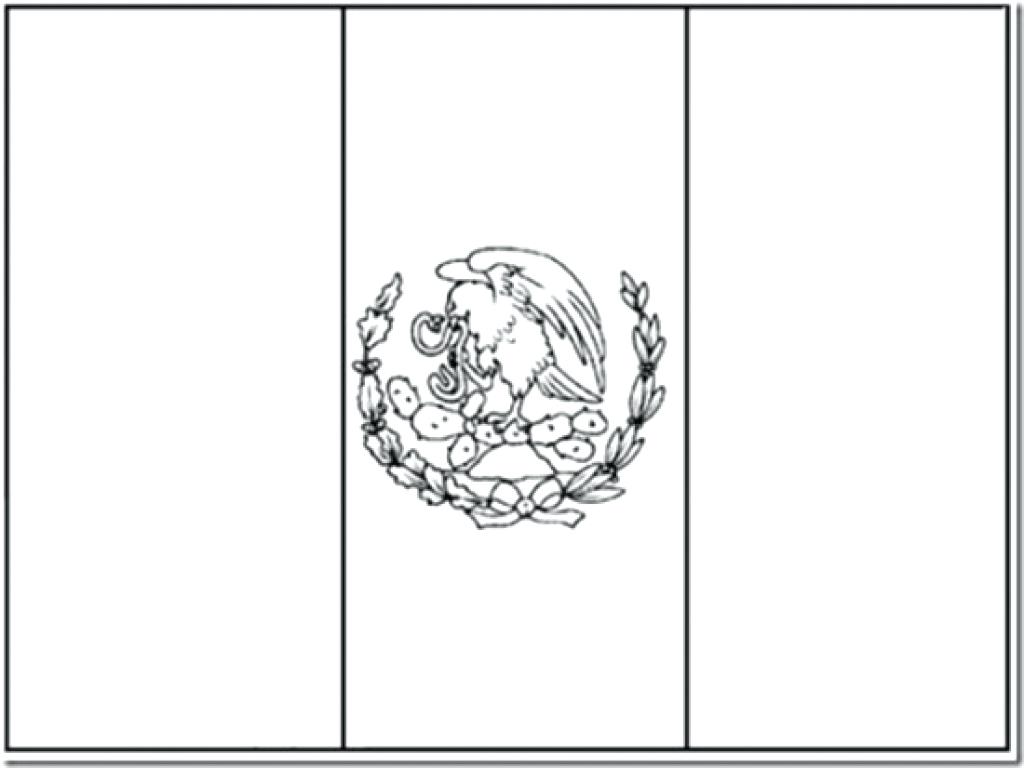 1024x768 Mexico Flag Coloring