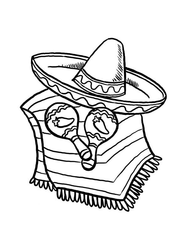 600x776 Fiesta Coloring Page Preschool