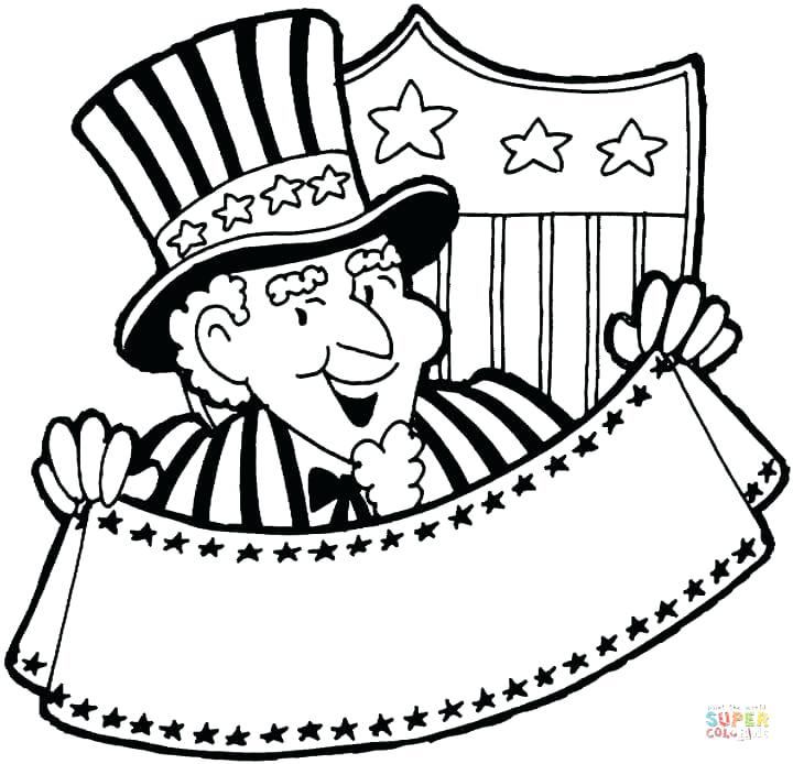 720x694 Independence Day Coloring Pages Veterans Day Coloring Pages