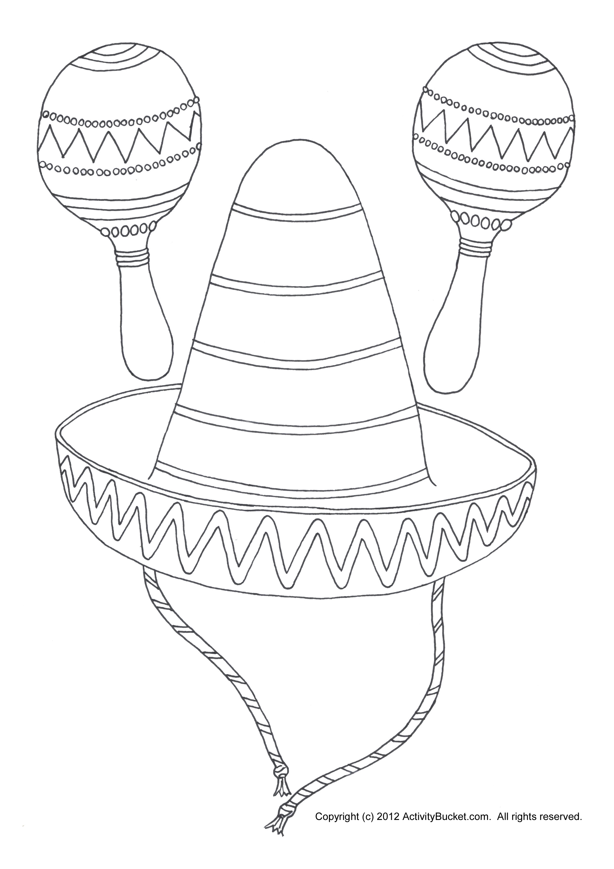 2480x3508 20 Best Of Sombrero Coloring Page Msainfo.us