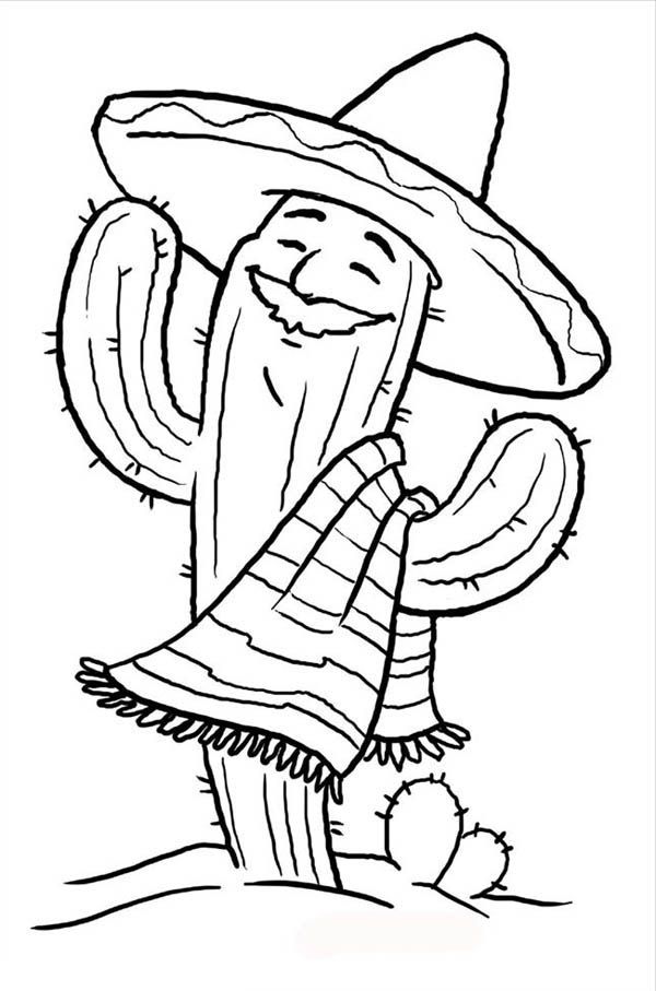 600x907 Best Cinco De Mayo Colouring Pages