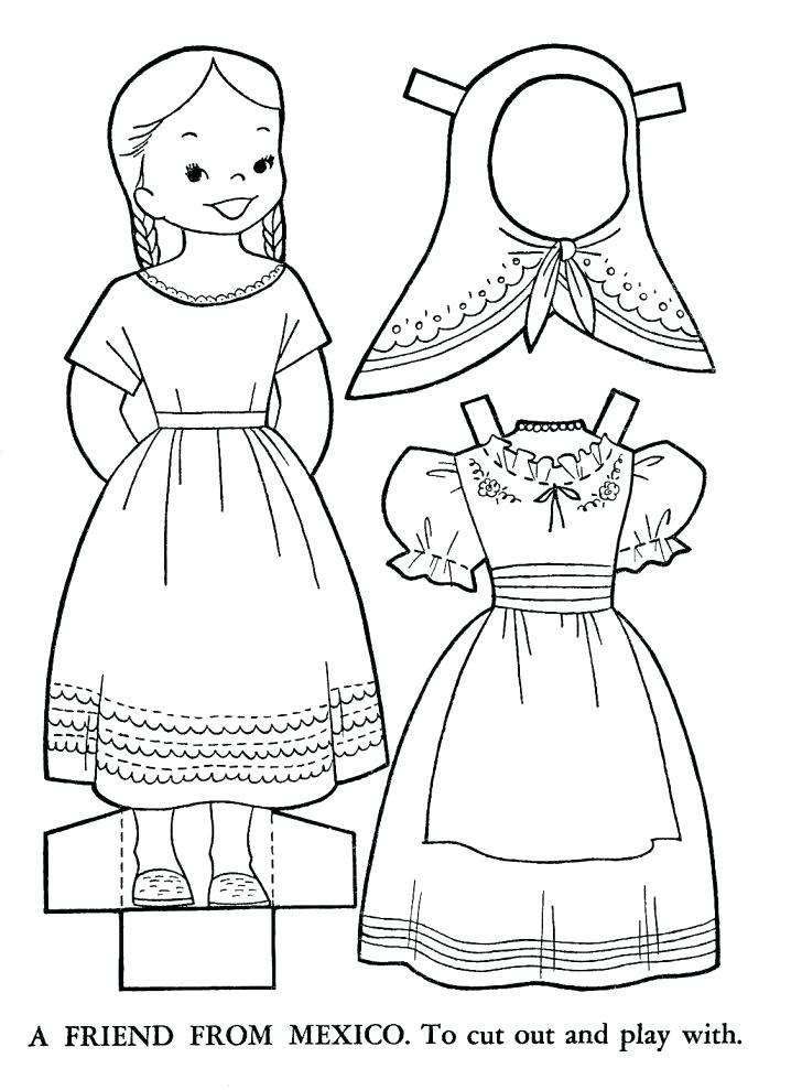 728x989 Mexican Christmas Coloring Pages Maracas And Sombrero Countries