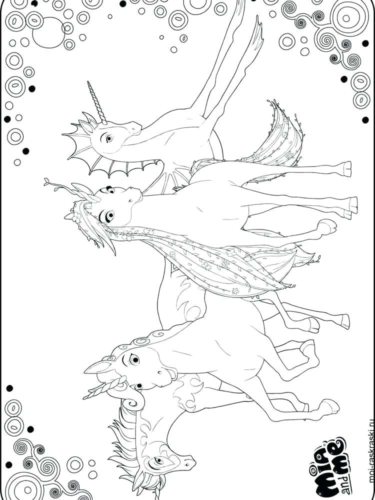 750x1000 Mia And Me Coloring Pages To Print