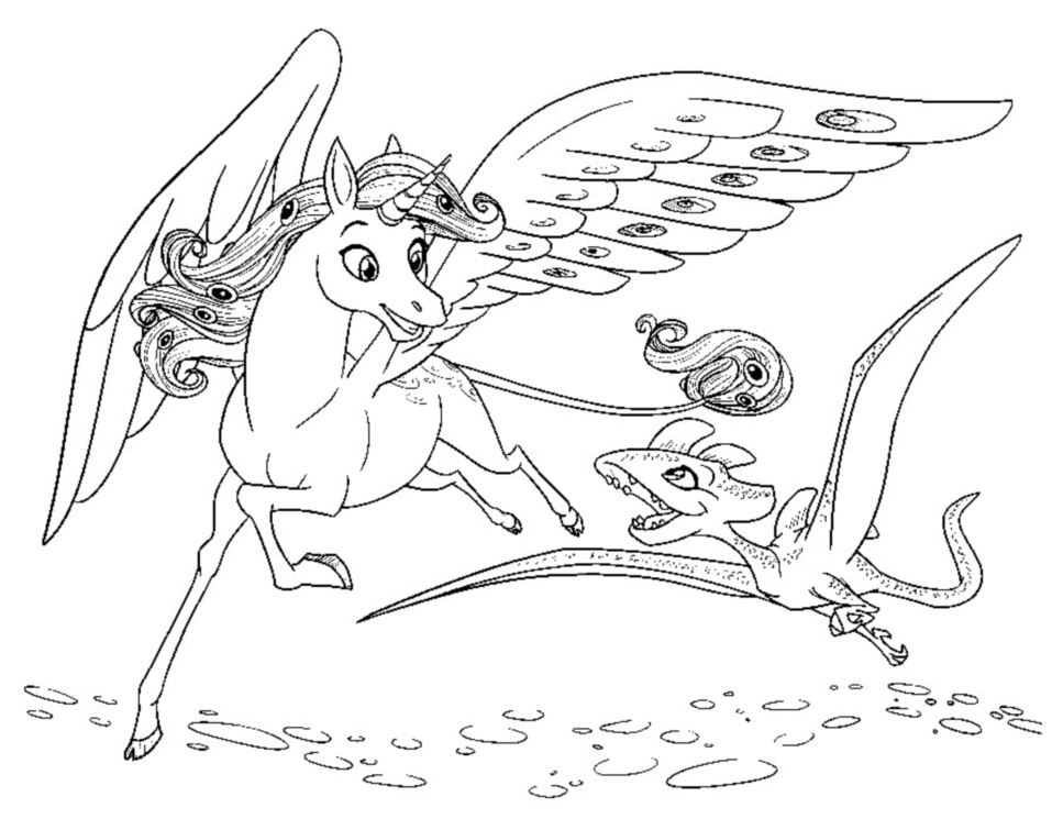 967x755 Mia And Me Coloring Pages