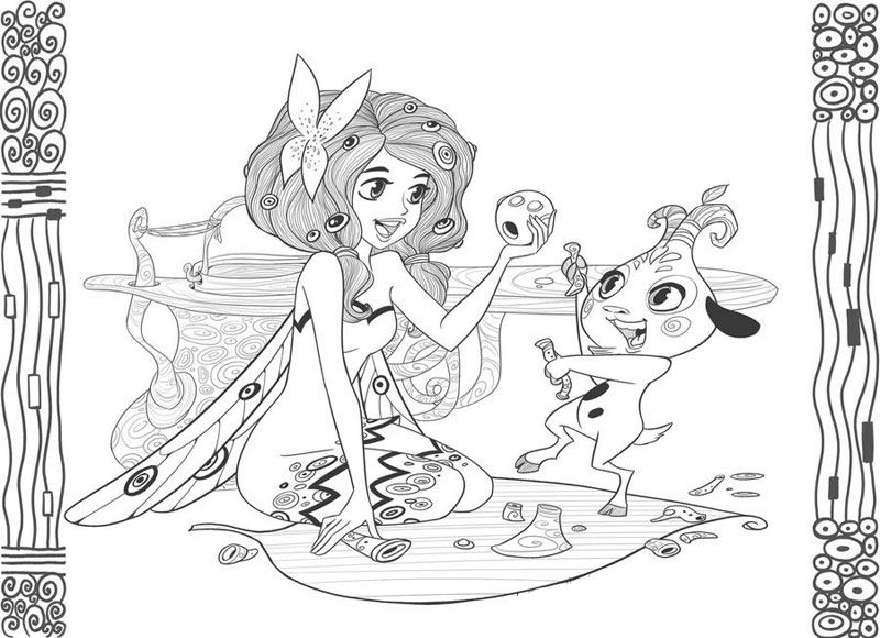 800x580 Zeichnung Von Mia And Me Enchanted Forest