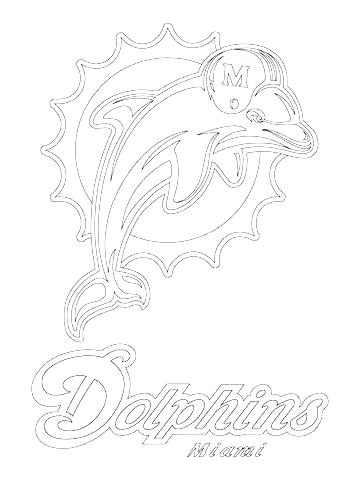 360x480 Miami Dolphin Logo Coloring Pages