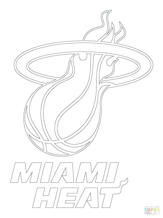 564x752 Miami Heat Coloring Pages Cool Coloring Pages Teams Logos
