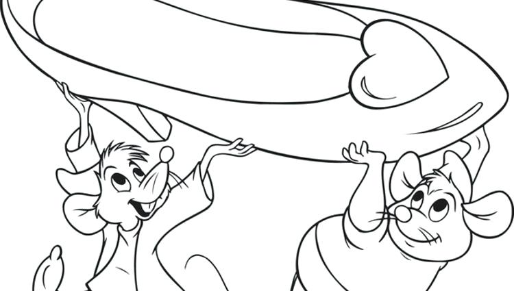 750x425 Cinderella Mice Coloring Pages X Previous Image Next Image