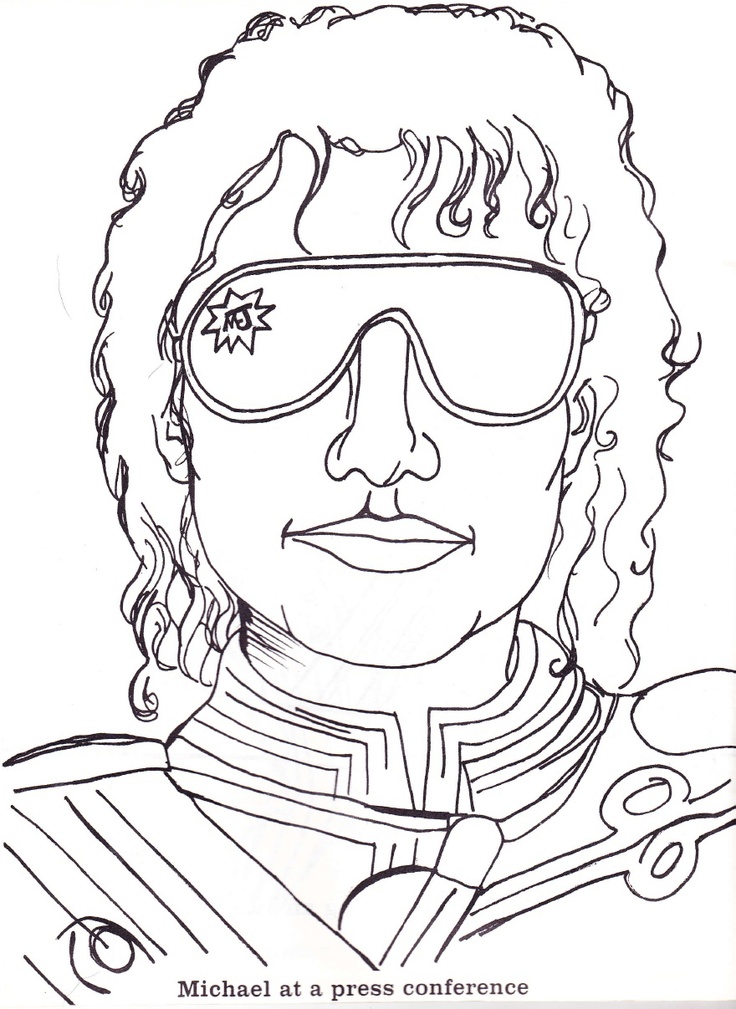 736x1009 23 Best Michael Jackson Coloring Book Images