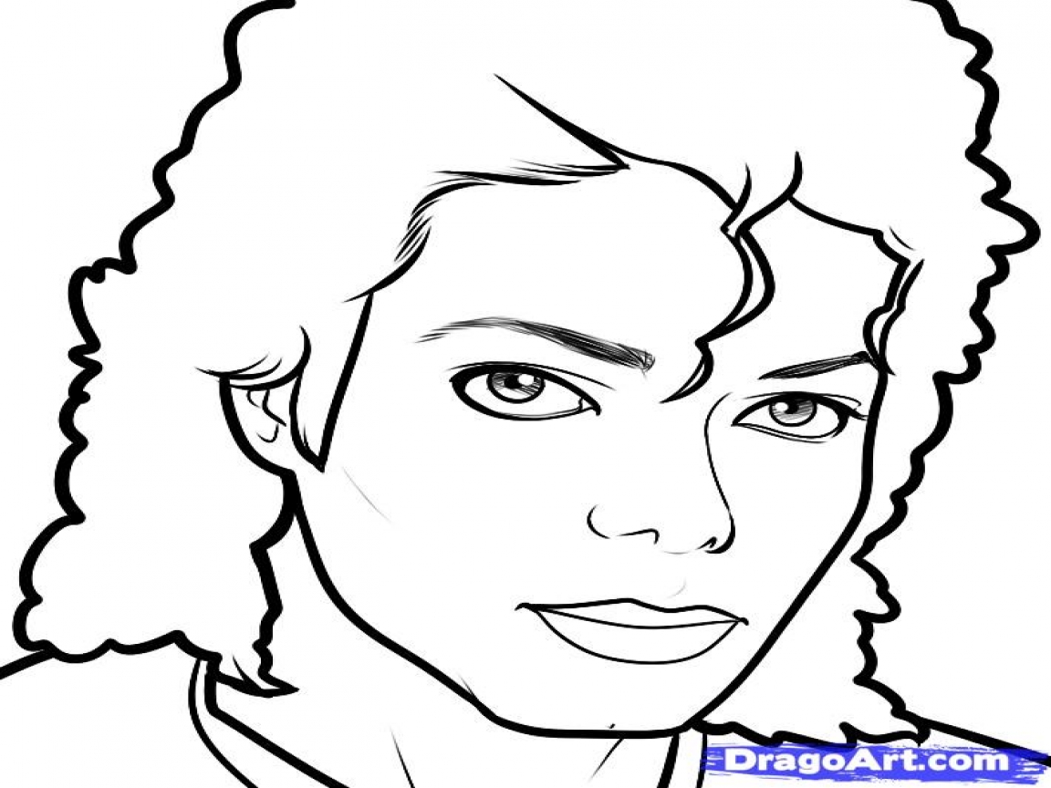 1152x864 Michael Jackson Coloring Pages Paginone Biz Inside