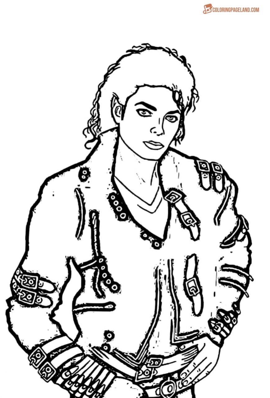 869x1279 Michael Jackson Coloring Pages Free Printable Images Image Ideas