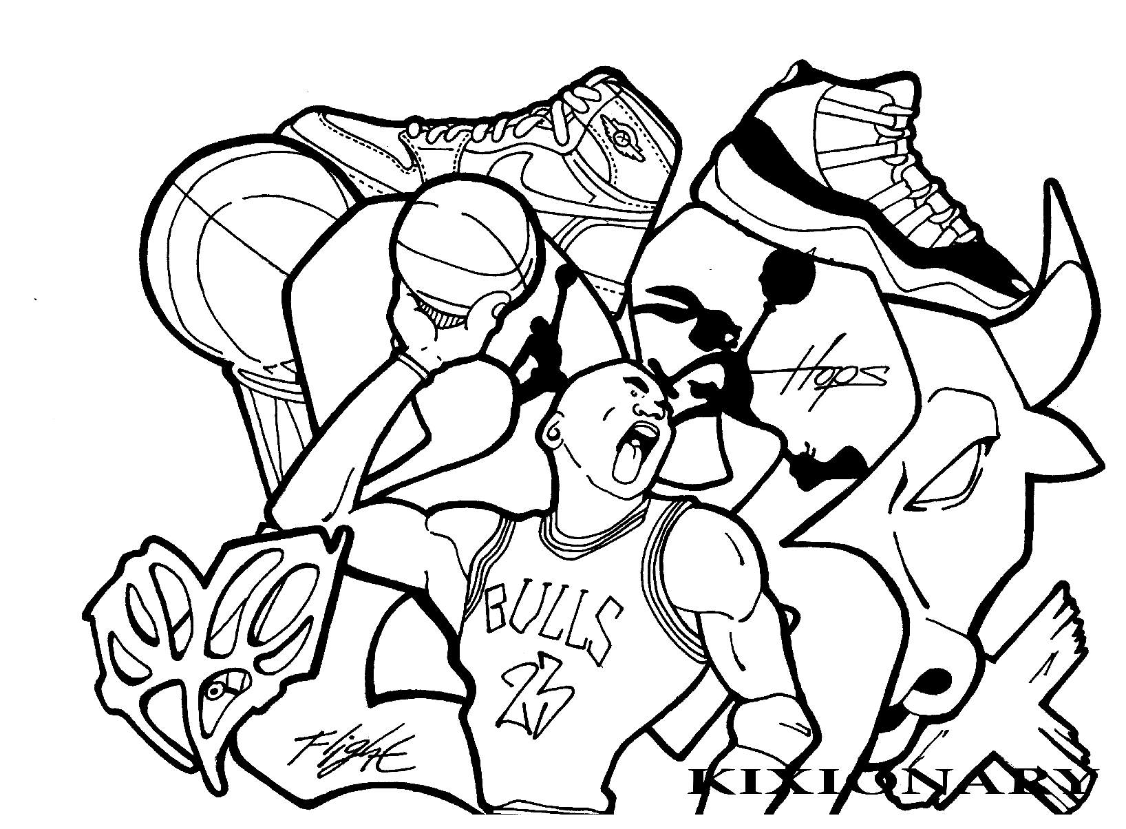 1636x1204 Michael Jordan Street Art