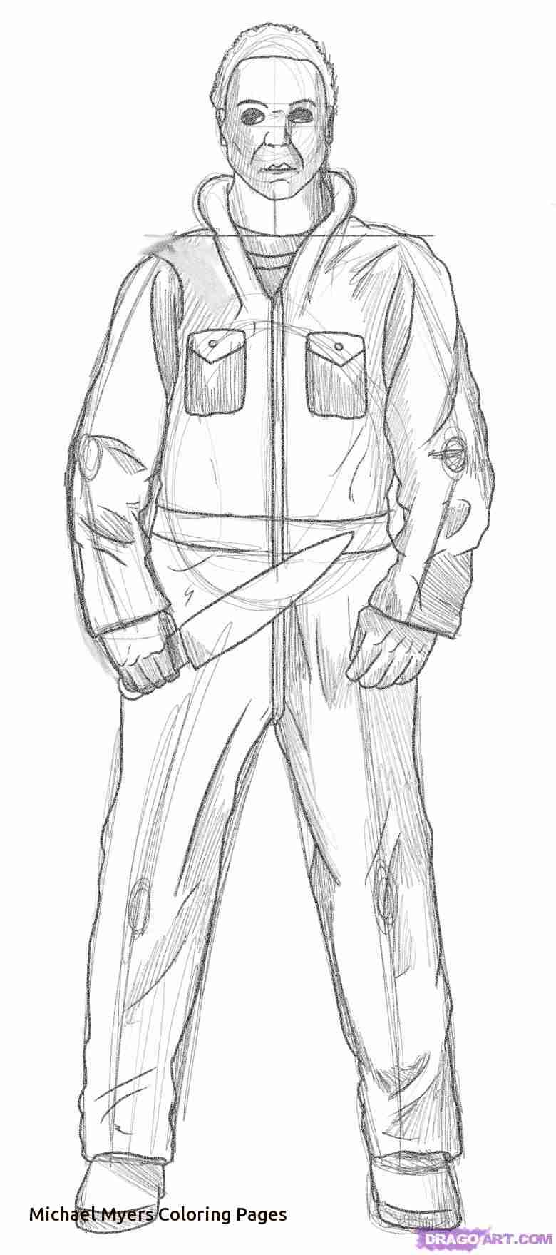 780x1759 Micheal Myers Free Colouring Pages With Michael Coloring Best