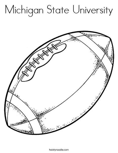 468x605 Michigan State University Coloring Page