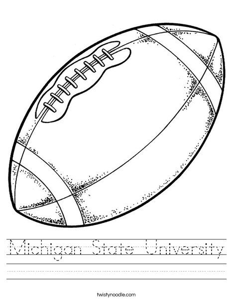 Michigan Wolverines Coloring Pages