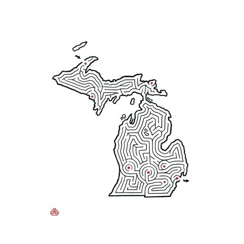 480x480 Michigan Coloring Page Coloring Pages Coloring Pages Printable
