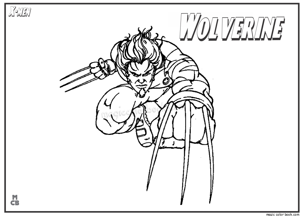 990x703 25 Wolverine Coloring Pages Compilation Free Coloring Pages