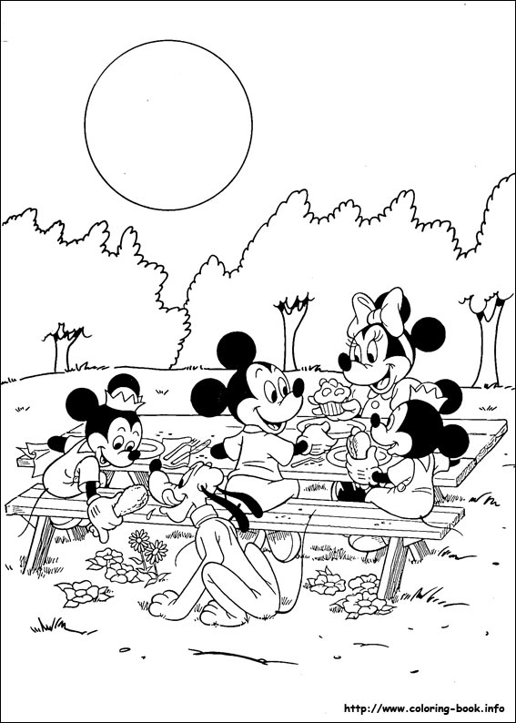 567x794 Mickey Coloring Pages On Coloring