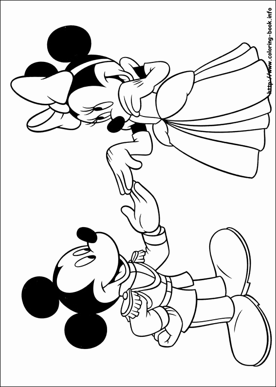 567x794 Mickey Minnie Coloring Pages Pics Mickey Mouse Color Sheet