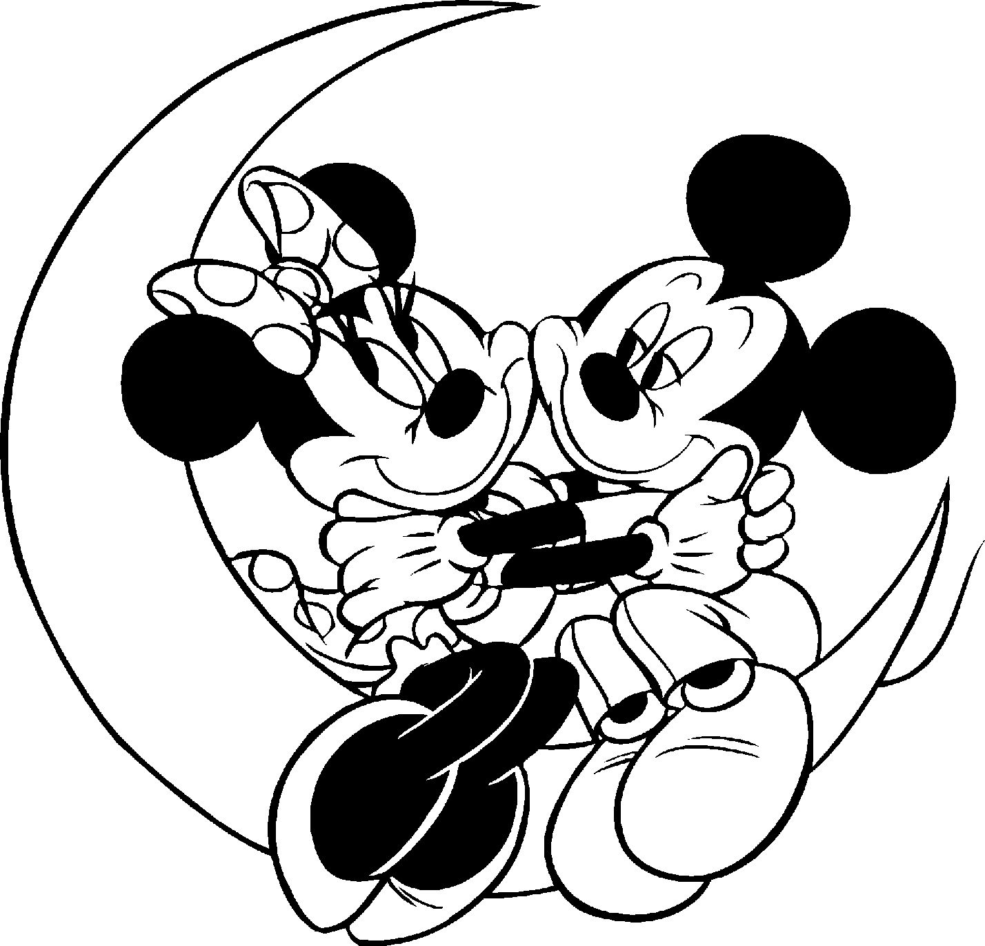 1428x1371 Free Printable Mickey Mouse Coloring Pages For Kids Minnie